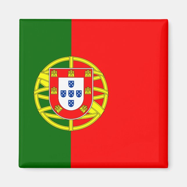 Aimant Drapeau portugais (Devant)