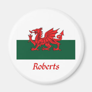 Aimant Drapeau Roberts Welsh