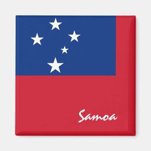 Aimant Drapeau Samoa & Océanie Iles vacances/amateurs de 