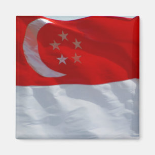Aimant drapeau singapour