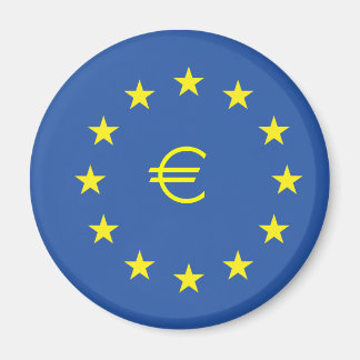 Aimant Drapeau UE.avec symbole EURO