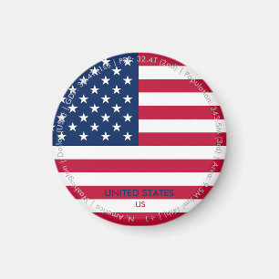 Aimant Drapeau USA