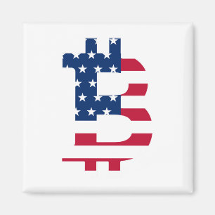 Aimant Drapeau Usa Bitcoin-Bitcoin-Cryptomonnaie-Blockcha