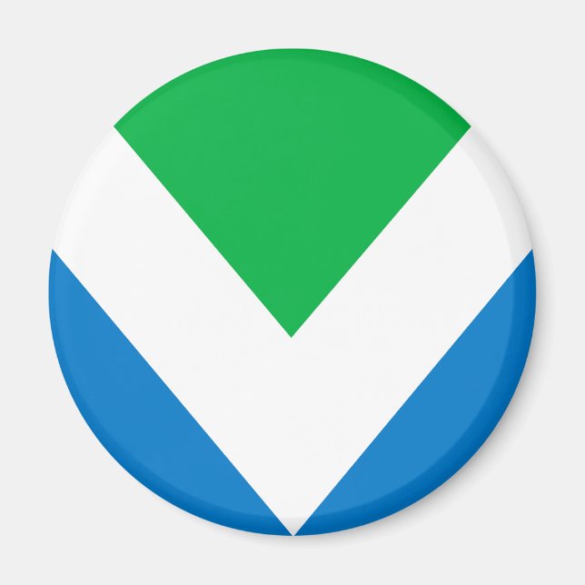 Aimant Drapeau végétal (Devant)