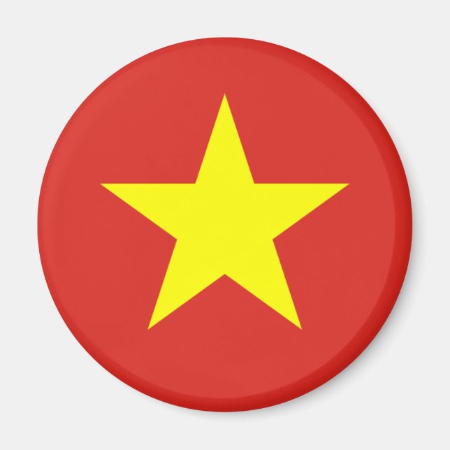 Aimant drapeau vietnam (Devant)