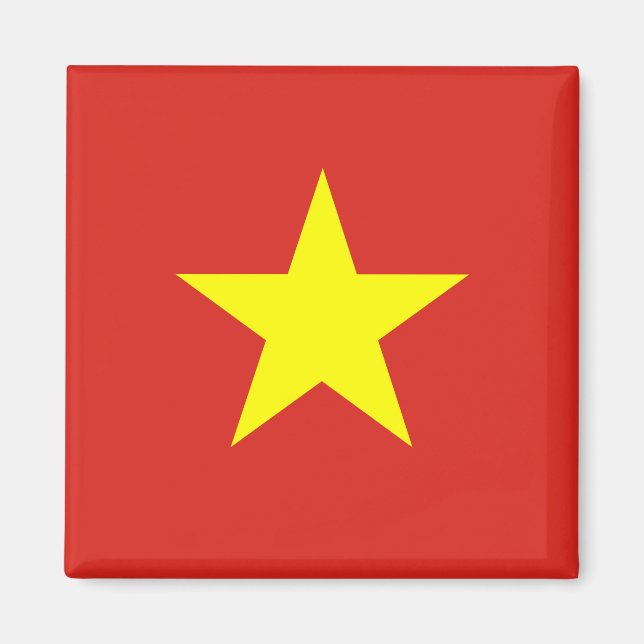 Aimant Drapeau vietnamien (Devant)