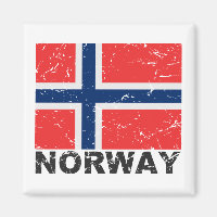 Drapeau Vintage norvégien