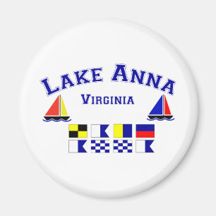 Aimant Drapeaux de signal d'Anna VA de lac