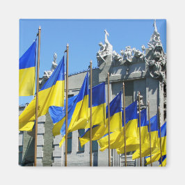 Aimant Drapeaux ukrainiens