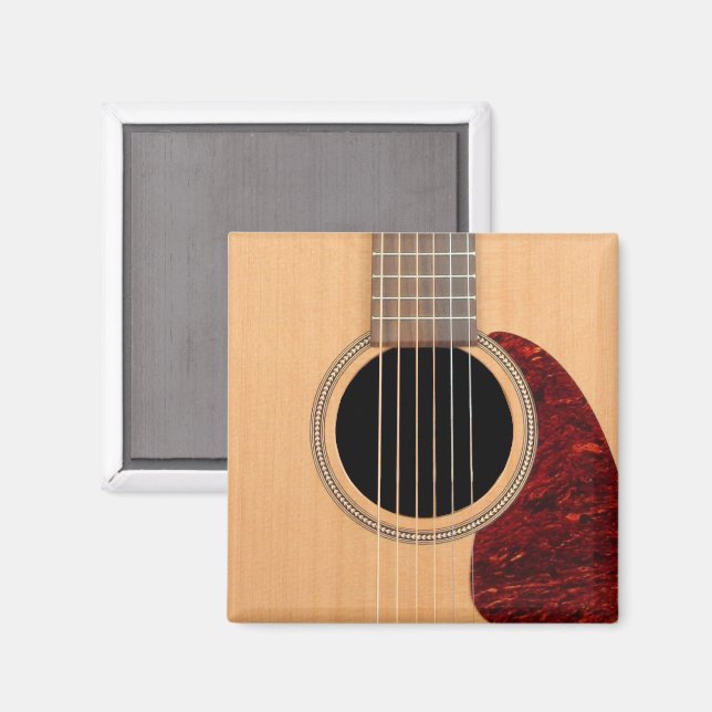 Aimant Dreadnoud Acoustique 6 cordes Guitare (Recto/Verso)