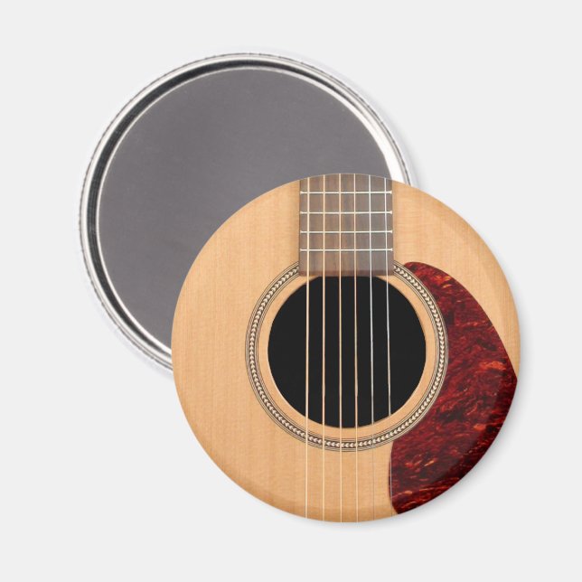 Aimant Dreadnoud Acoustique 6 cordes Guitare (Recto/Verso)