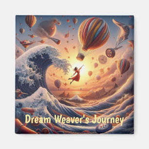 Aimant Dream Weaver's Journey : Imaginaire Hot Air Balloo