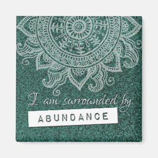 Aimant Droit d'attraction Argent Richesse Yoga Citation p