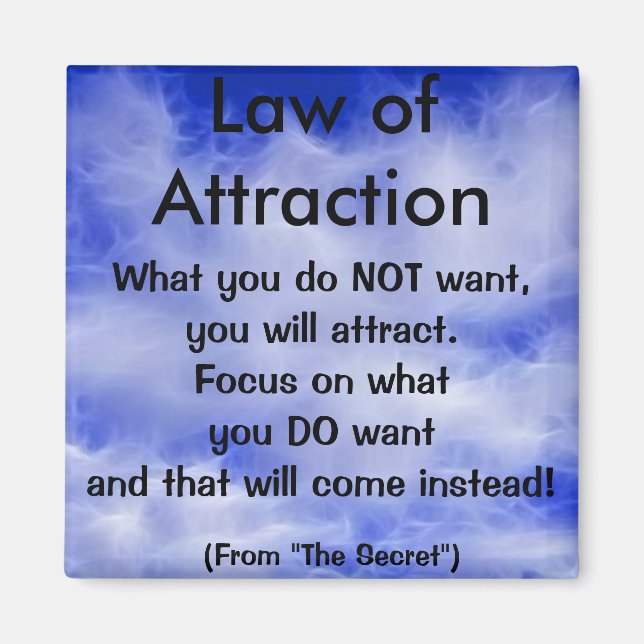 Aimant DROIT D'ATTRACTION Collection I (Devant)