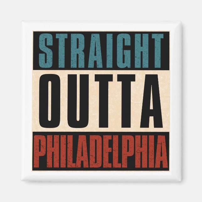Aimant Droite en direction de Philadelphie Pennsylvanie P (Devant)