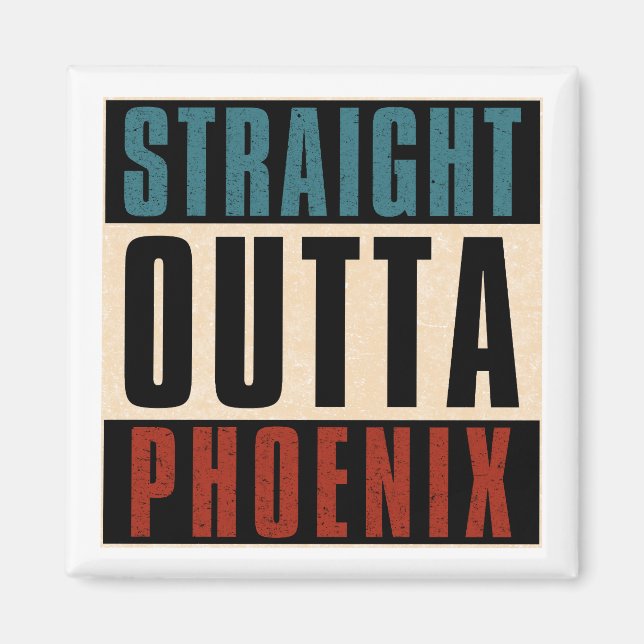Aimant Droite en direction de Phoenix Arizona AZ USA (Devant)