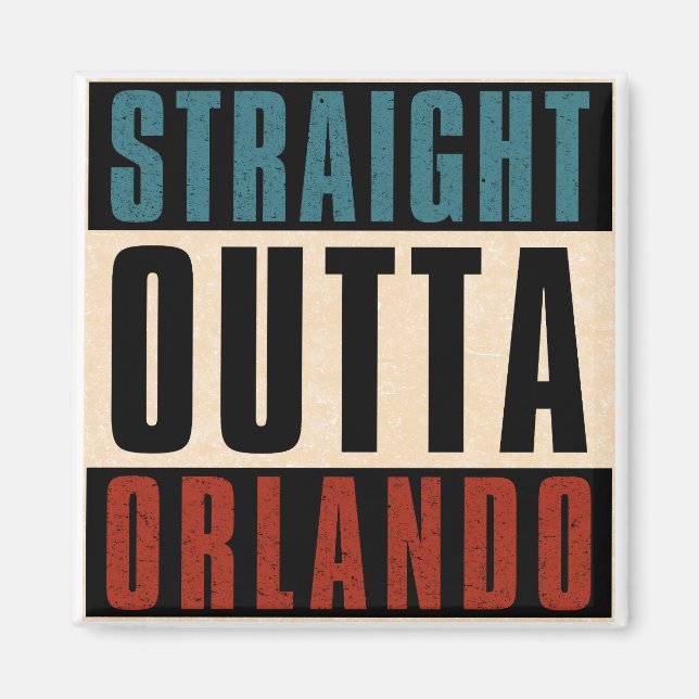 Aimant Droite en périphérie de Orlando Floride FL (Devant)