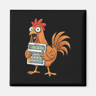 Aimant Drôle 67 Meme Pemdas Prof de Math Six Sept Poulet