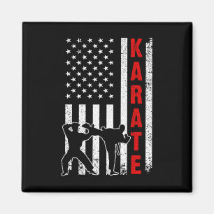 Aimant Drôle Américain Karate Art Pour Hommes Femmes Kara