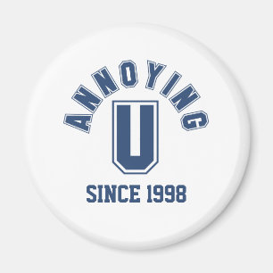 Aimant Drôle Anniversaire Magnet, Bleu