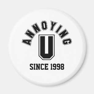 Aimant Drôle Anniversaire Magnet, Noir