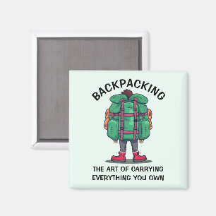 Aimant Drôle Backpacking