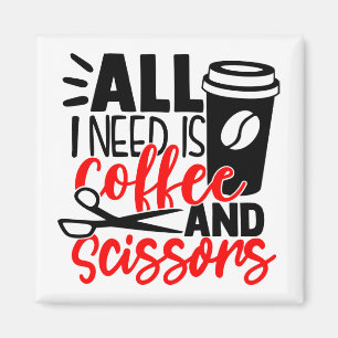 Aimant Drôle Barber Coiffeuse Coiffeuse Coiffeuse coiffeu