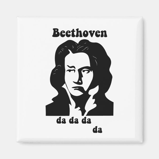 Aimant Drôle Beethoven (Devant)
