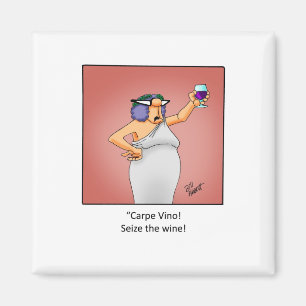 Aimant Drôle cadeau de vin!