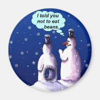 Drôle Caricature Snowmen