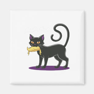 Aimant Drôle Chat Halloween Vote Election 2024 Usa 1