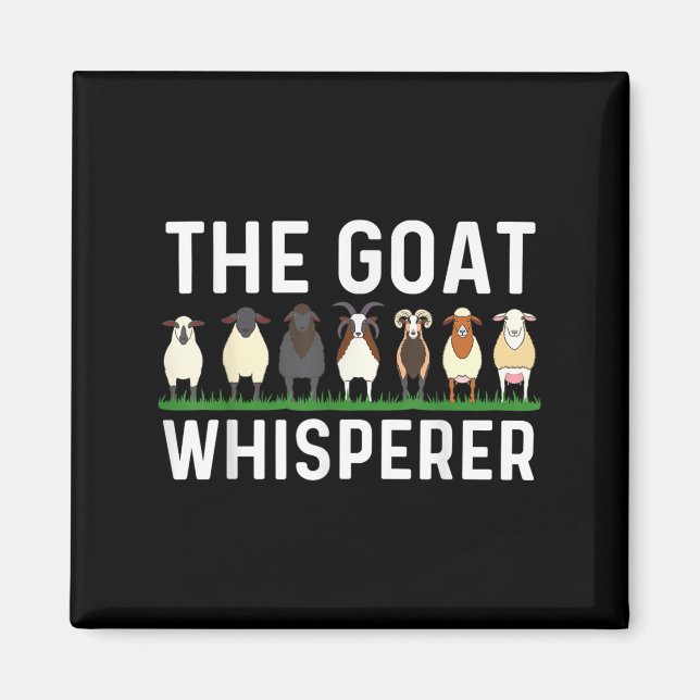 Aimant Drôle Chèvre Design Hommes Femme Ferme Animale Pyg (Devant)