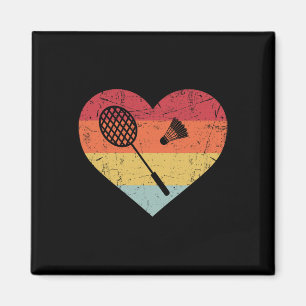 Aimant Drôle Chute Dminton Pour Hommes Femmes Vintage Rét