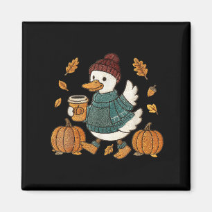 Aimant Drôle Citrouille d'oie Thanksgiving Automne Yall