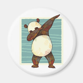 Aimant Drôle Dabbing Panda Bear Ado Graphiques Cartoon Ki