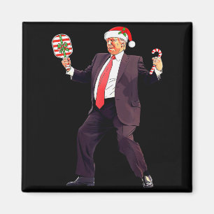 Aimant Drôle danse Trump Père Noël Noël Xmas Pickl