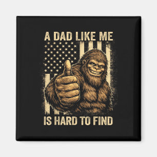 Aimant Drôle de bigfoot un papa comme c'est dur à trouver