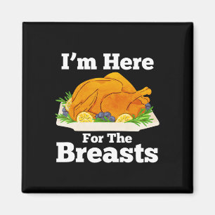 Aimant Drole de dinde de Thanksgiving humour sale pour ho