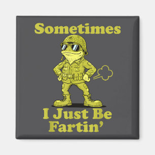 Aimant Drôle de grenouille humour sarcasme parfois juste 