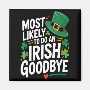 Aimant Drôle de jour de la Saint-Patrick, probablement po