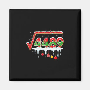 Aimant Drôle de Noël 67 Mème Racine carrée 4489 Argot Tap