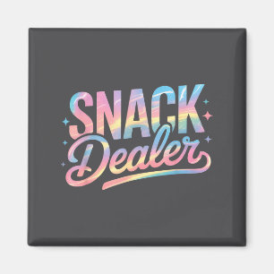 Aimant Drôle de snack disant femme amatrice de nourriture
