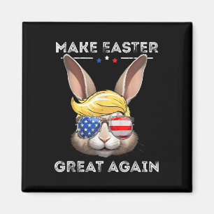 Aimant Drôle de Trump Faire Pâques Grande Encore Lapin Ch