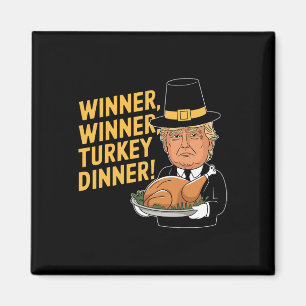Aimant Drôle Donald Trump Gagnant Turquie Dîner Tha