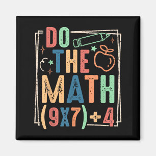 Aimant Drôle Fais Le Calcul 67 Mème Six Sept Garçon Fille