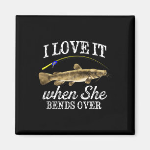 Aimant Drôle Flathead Catfish Pêche Poisson d'eau douce G