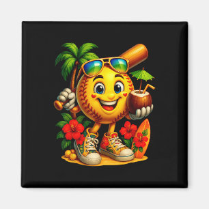 Aimant Drôle Hawaii Softll Ll Hawaïen Tropical Été Va