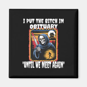 Aimant Drôle Horreur Grim Reaper Costume Adulte Hommes Ad