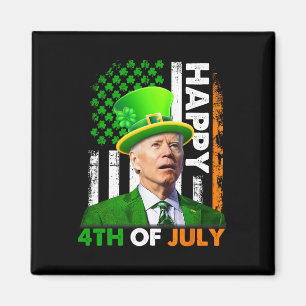 Aimant Drôle Joe Biden Jour de la Saint Patrick Happy 4 j