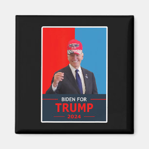 Aimant Drôle Joe Biden Pour Trump Élection 2024 Wear A Tr